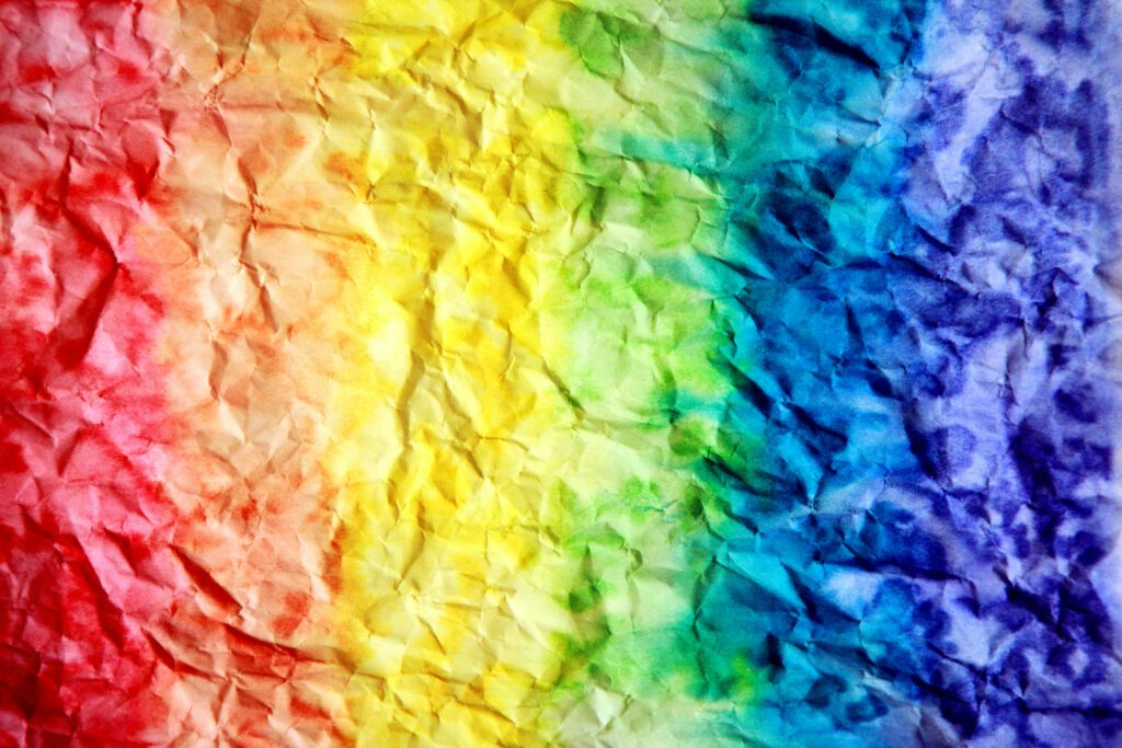 pexels-photo-3711238-3711238 Bright and colorful rainbow gradient on crumpled paper texture, perfect for backgrounds.